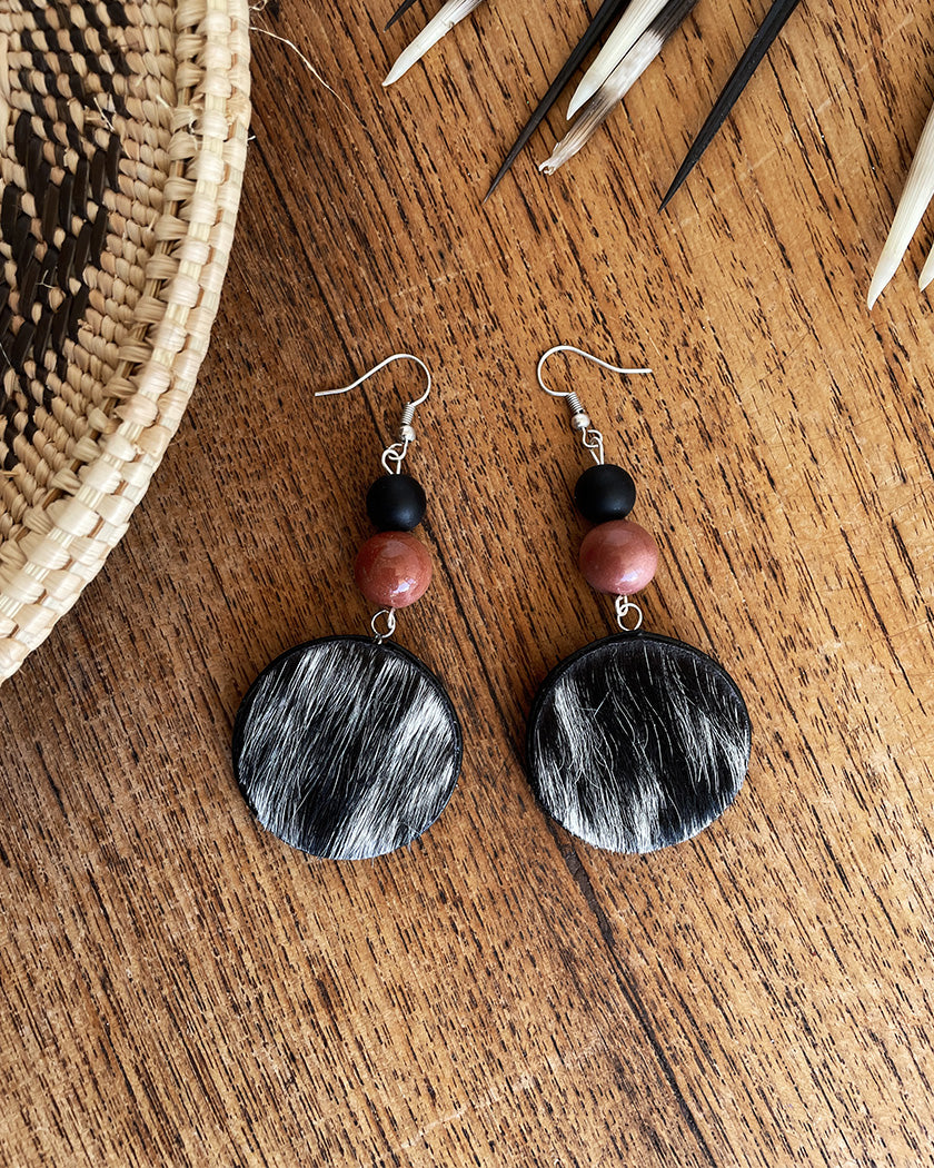 MOO COW MOOKITE EARRINGS EARTH