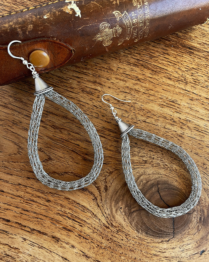 VIKING KNIT LOOP EARRINGS #2